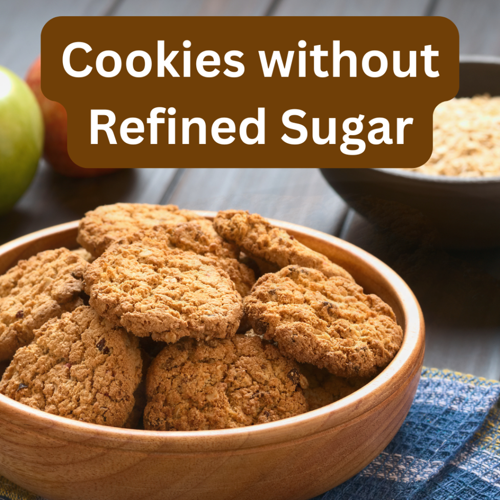 cookies without refined sugar, sugar free cookies, healthy cookie