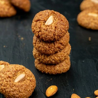 Oatmeal and almond cookie, sugar free cookie